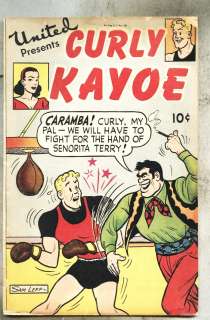 United Presents Curly Kayoe #1 1948 Curly Kayoe / Sam Leff  