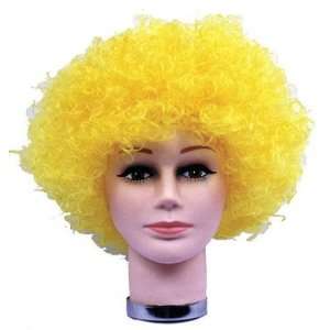  Wig Curly CLOWN, YELLOW, Budge
