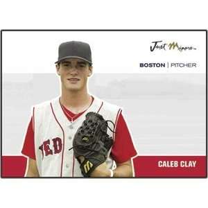  2007 Just Minors Just Autographs # JA 10 Caleb Clay (BOS P 