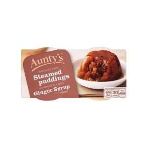 Auntys Ginger Syrup Steamed Puddings Grocery & Gourmet Food