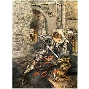   Rackham Sir Lancelot The Romance of King Arthur, 1917