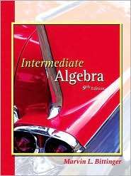 Intermediate Algebra, (0201746328), Marvin Bittinger, Textbooks 