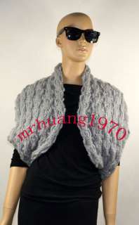 New Chic Warm Strip Hand Made Knit Loop Infinity Scarf  