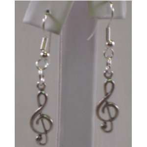  G clef Treble Clef Dangling Earrings Music Notes Musician 