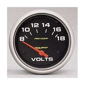  Auto Meter 5492 8 18 VOLT VOLTMETER Automotive