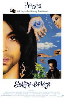 Graffiti Bridge   original movie poster   27x40 Prince  