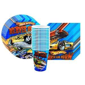  Hot Wheels Speed City Supplies Pack Including Plates, Cups 