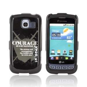 Gray Courage Joshua 19 on Black Passion Series Hard Plastic Case For 