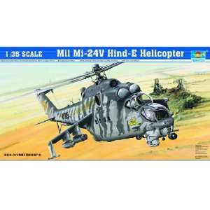   35 Mil Mi24V Hind E Helicopter (Plastic Models) Toys & Games