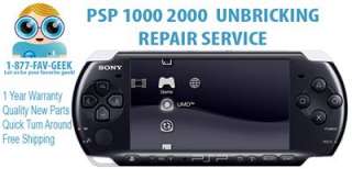 Broken PSP 1000 2000 Unbricking REPAIR SERVICE QUOTE  