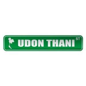 UDON THANI ST  STREET SIGN CITY THAILAND