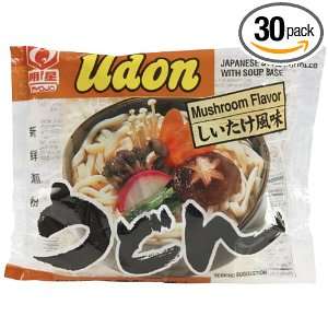 Myojo Udon Noodles Mushroom Flavor, 7.22 Ounce (Pack of 30)