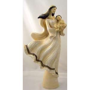 Virgin Mary W/ Baby Jesus 17 Tall Figurine Catholic Statue Sculpture 