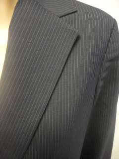 ANN TAYLOR Black Striped Wool Blazer Jacket Sz 6 S  