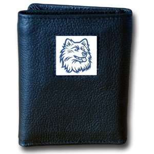 Huskies   UConn Trifold Nylon Wallet in a Box   NCAA College Athletics 