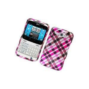  HTC ChaCha / Status Graphic Case   Pink, Brown, and Black 