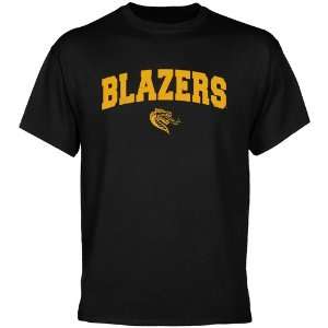  NCAA UAB Blazers Black Mascot Arch T shirt Sports 