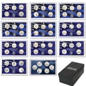     2009 Complete S Mint Quarter proof Set Collection (all 11 Sets