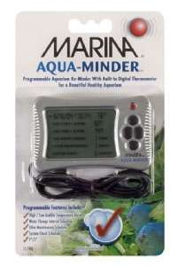 Marina Aqua Minder Aquarium Digital Monitor Thermometer  