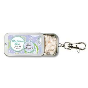   Design Quinceanera Personalized Key Chain Mint Tin Favors (Set of 24