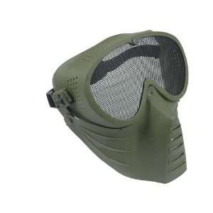  SanSei Type Tactical Low Profile Airsoft Mask   OD Green 