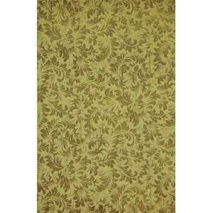  Trans Ocean Lille Damask Sage 2600 16 23X76 Runner 