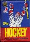 1986 87 Topps Hockey 1 pack Wax Pack Lot   Patrick Roy 