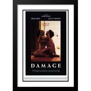  Damage 20x26 Framed and Double Matted Movie Poster   Style 