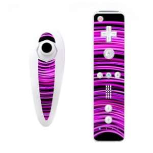  Circulitis Pink Design Nintendo Wii Nunchuk + Remote 