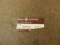 Vintage General Electric Wood Alarm Clock Model 7H188  