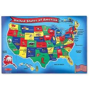  USA Map Floor Puzzle (51 pc) Toys & Games