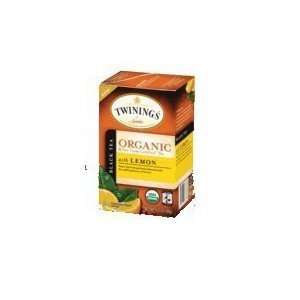 Twinings Organic Black W/ Lemon Tea (3x20 bag)  Grocery 