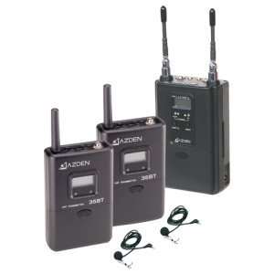  Azden 330LT Dual Channel Wireless Microphone System. TWO 