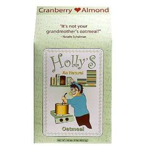 Hollys Oatmeal Hollys Au Natural Oatmeal, Cranberry Almond, 16 oz 