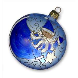  Glass Ornament, Azor Santa, Exclusive Design by MIA 