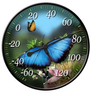   Butterfly Thermometer with Lenticular Motion Image 071589038135  