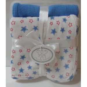  Koala Baby 2 Pack Thermal Blanket   Blue Stars Baby