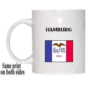  US State Flag   HAMBURG, Iowa (IA) Mug 