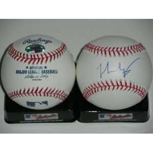  J.J. Hardy Signed MLB Baseball Milwaukee Brewers Sports 