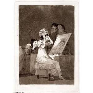   Francisco de Goya   24 x 34 inches   Hasta la muerte 1