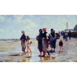  FRAMED oil paintings   John Singer Sargent   24 x 14 