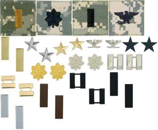 US ARMY COMMISSIONED OFFICER RANK INSIGNIAS  