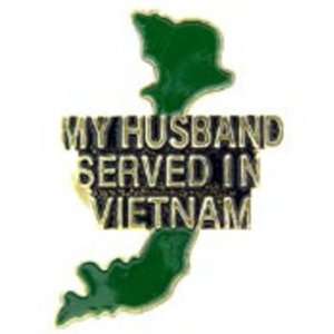    My Husband Served In Vietnam Map Pin 1 Arts, Crafts & Sewing
