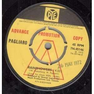    RAINSHOWERS 7 INCH (7 VINYL 45) UK PYE 1972 PAGLIARO Music