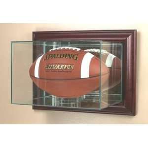  Engraved Wall Mounted Glass Football Display Case Sports 