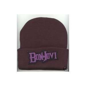  JON BON JOVI Beanie HAT SKI CAP Black NEW