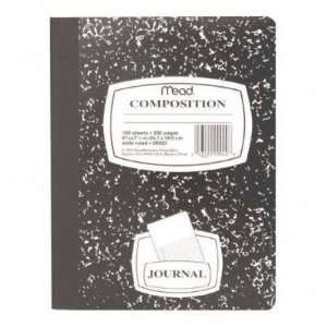  Composition Book, Special Ruled, 9 3/4x7 1/2, Black Marble 