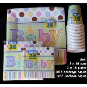    Tiny Bundle ~ Baby Shower Party Pack for 36 Guests 