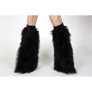  Furry Fluffy Leg Warmer black Toys & Games