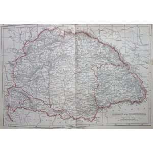  Lowry Map of Hungary and Transylvania (1853) Office 